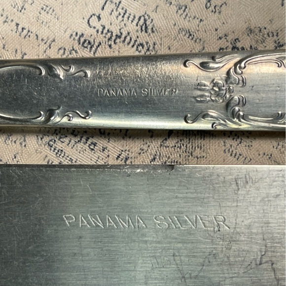 Panama Silver Vintage Lot Of 23 Pieces Flatware Spoons Forks And Knives - Picture 11 of 12